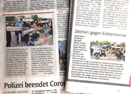 Initiative Schulterschluss in der Presse