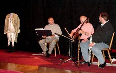 Das Trio Barocco Vivente bei der Probe